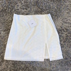 Adika White Skirt